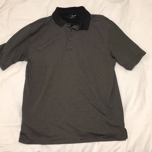 Striped Golf polo size L